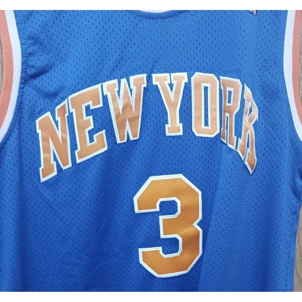 John Starks (Hardwood Classic)-(Knicks)-(Jersey)-(Blue)-(New)-(Size L)-$85.00 - Picture 8 of 15